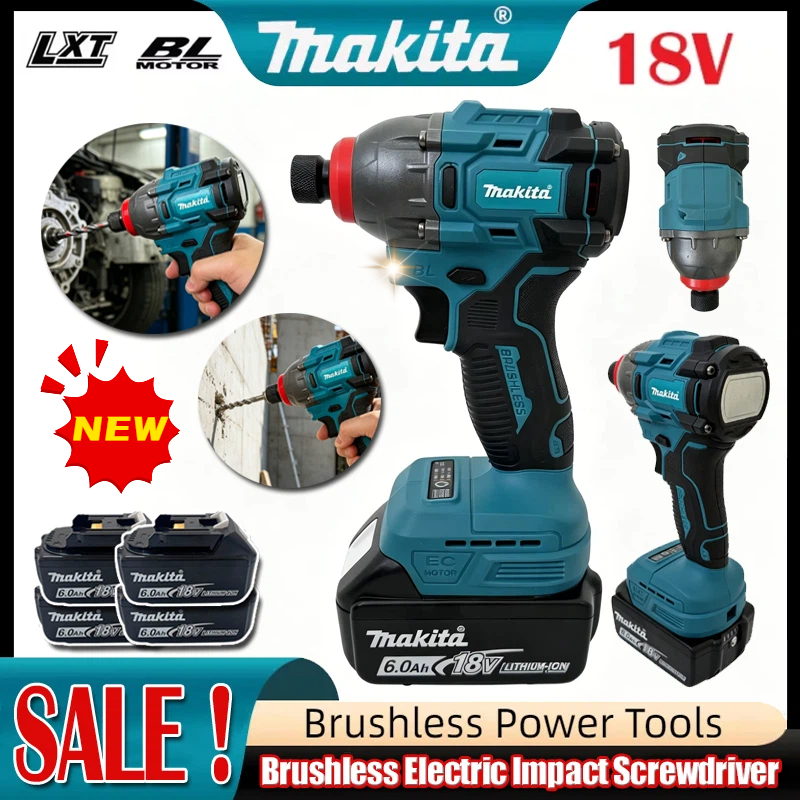 Power Tools For Woodworking - Makita Cordless Electric Impact Driver Brushless