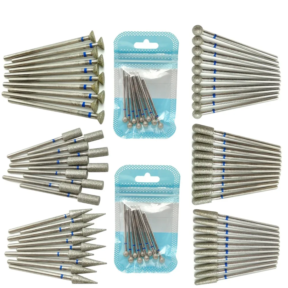 Power Tools Icon - 10pcsSet Diamond Nail Drill Bit Rotery