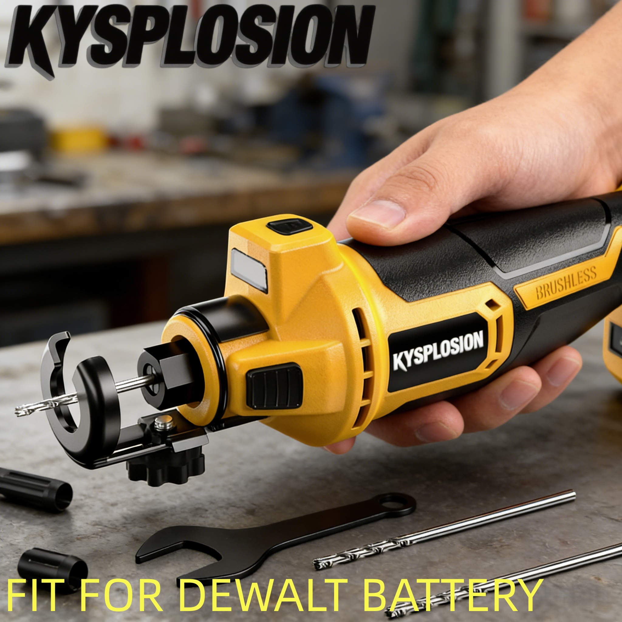 Power Tools For Woodworking - 3 Gears Brushless Electric Drywall Cut