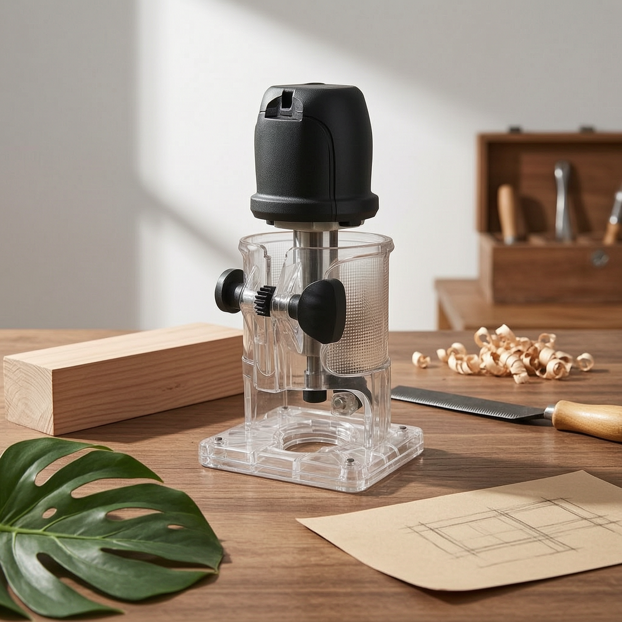 Transparent Trimmer Router Gua - Power Tools For Woodworking 리뷰 및 가격