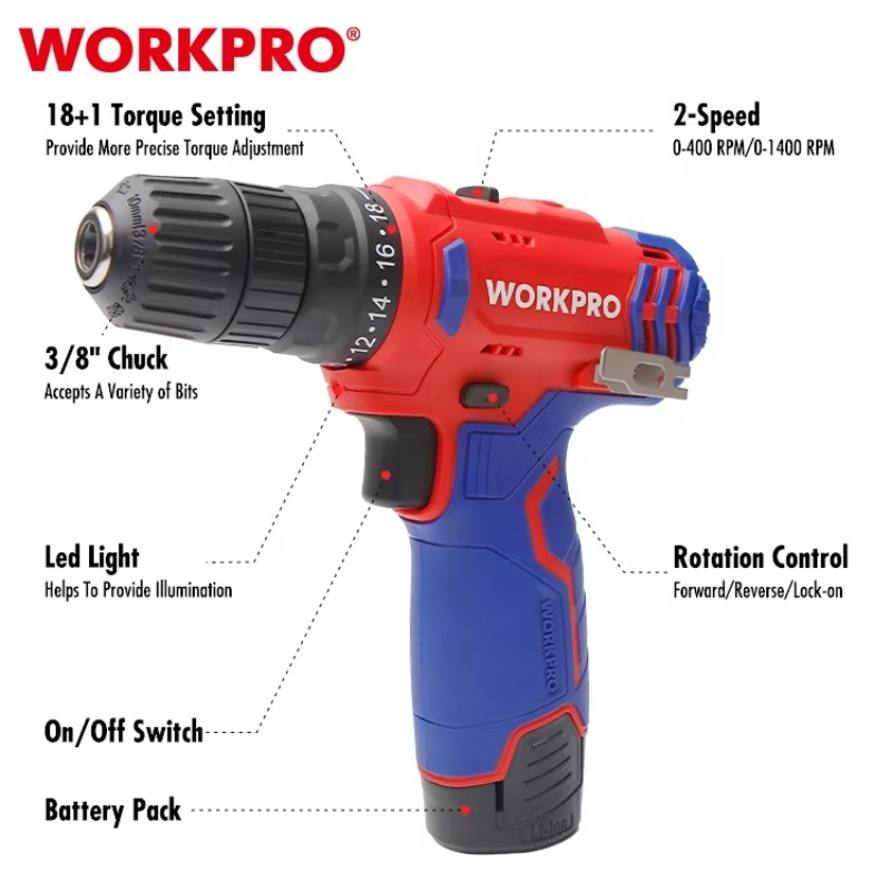 12V 10mm Cordless Drill Cordle - Power Tools Drill 리뷰 및 가격