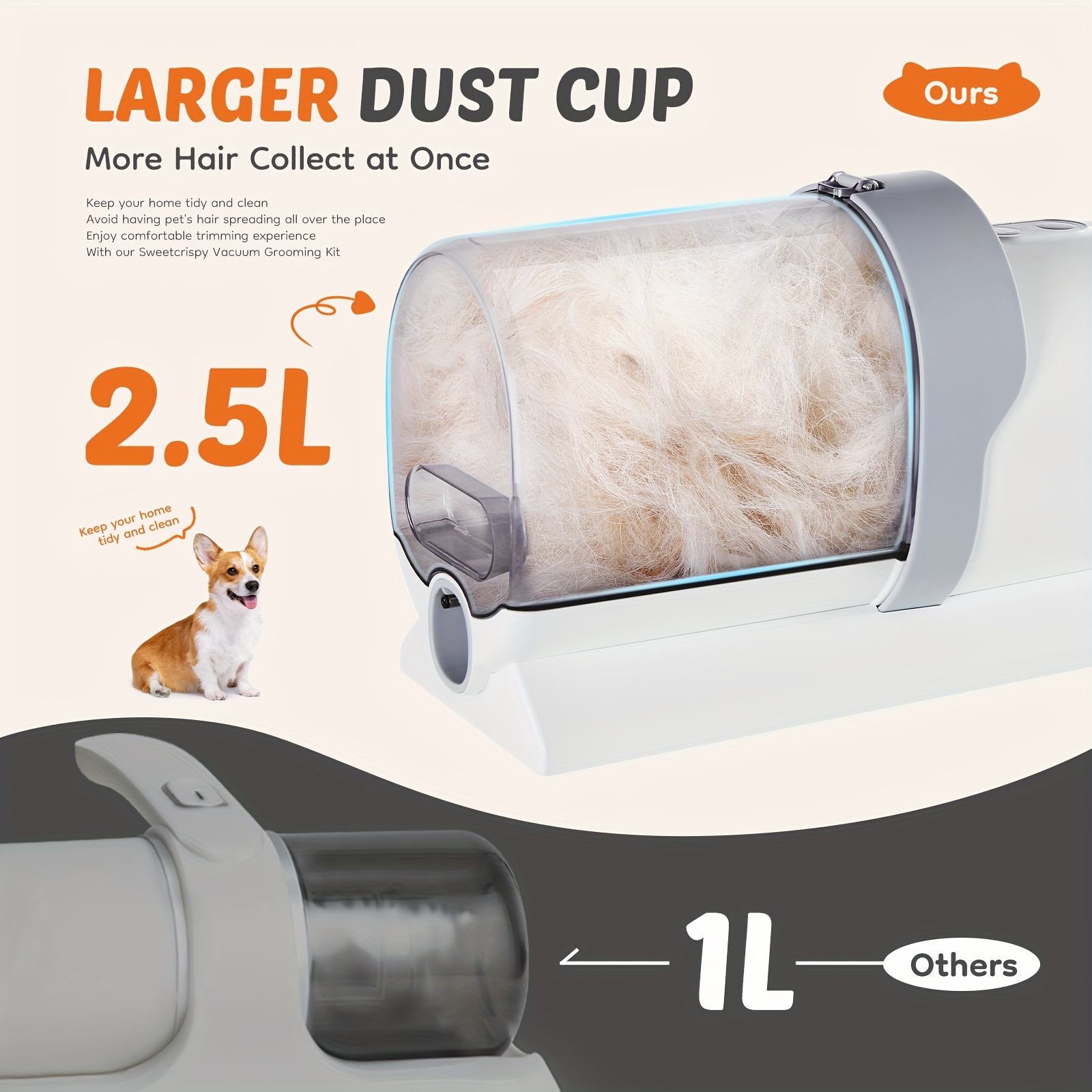 Pet Grooming Vacuum Kit 5 in 1 - Power Tools Guide 리뷰 및 가격