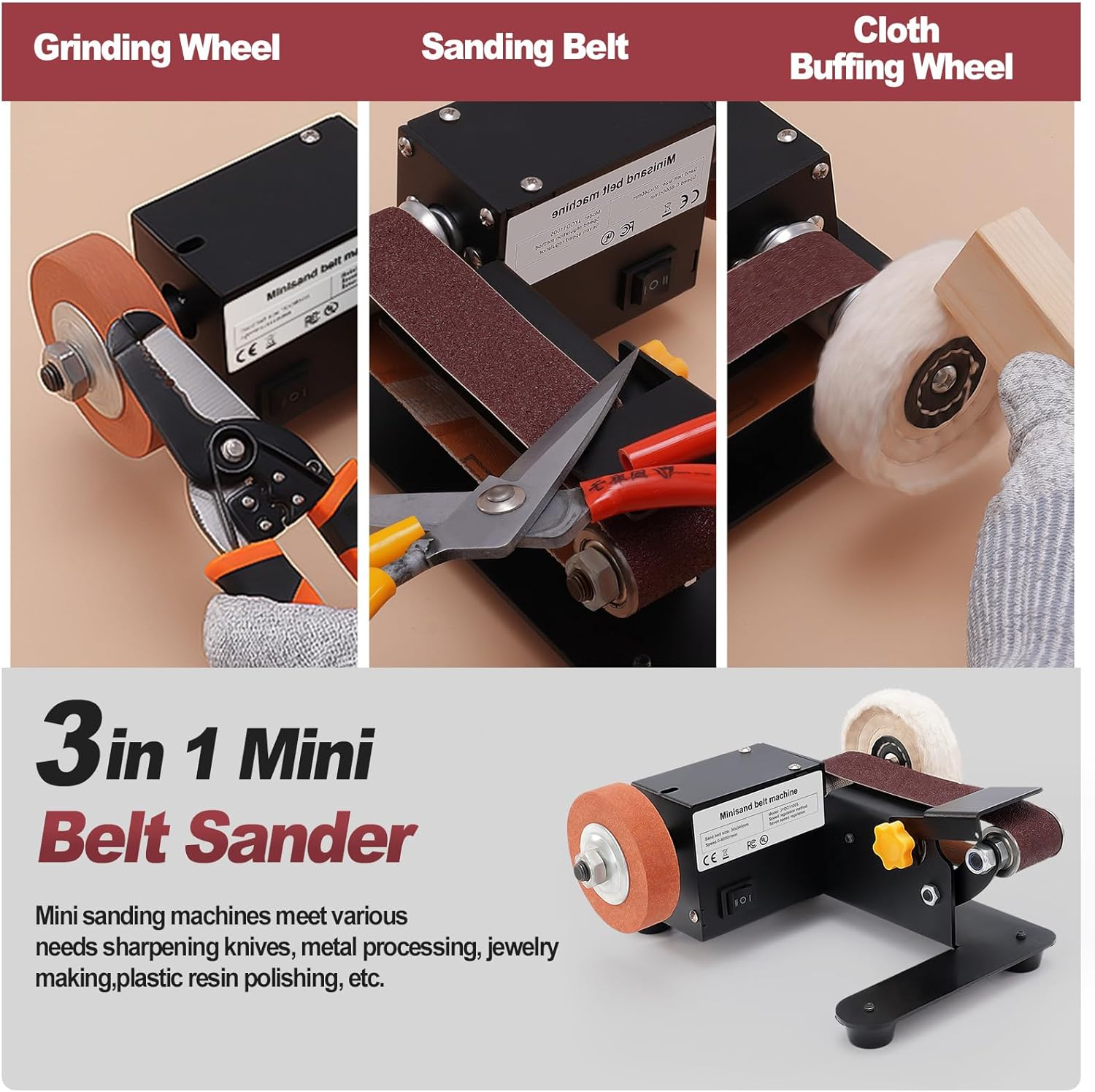 Stand Belt Sander, 350W Statio - Belt Sander Portable 리뷰 및 가격