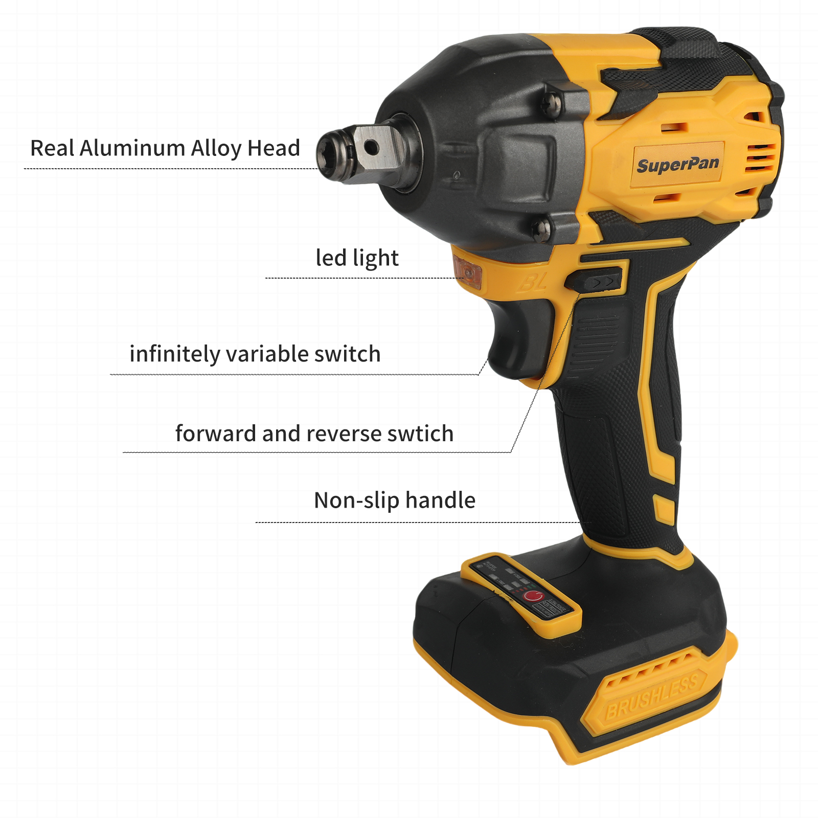 Brushless electric wrench, scr - Power Tools Battery Adapter 리뷰 및 가격
