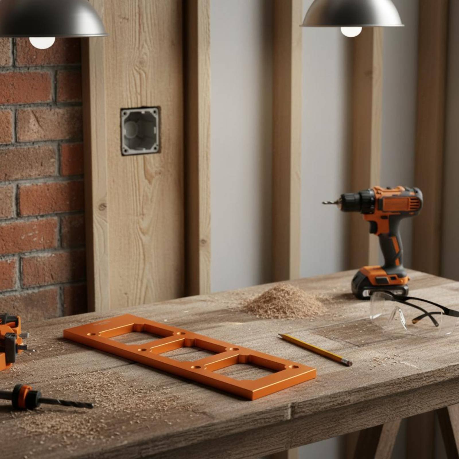 Socket Cutout Template Thicken - Power Tools Guide 리뷰 및 가격