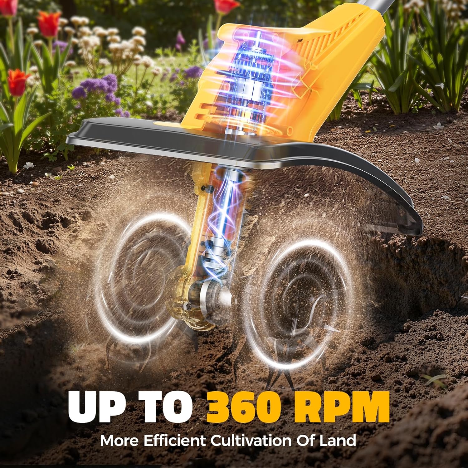 Cordless Tiller Cultivator Com - Power Tools Icon 리뷰 및 가격