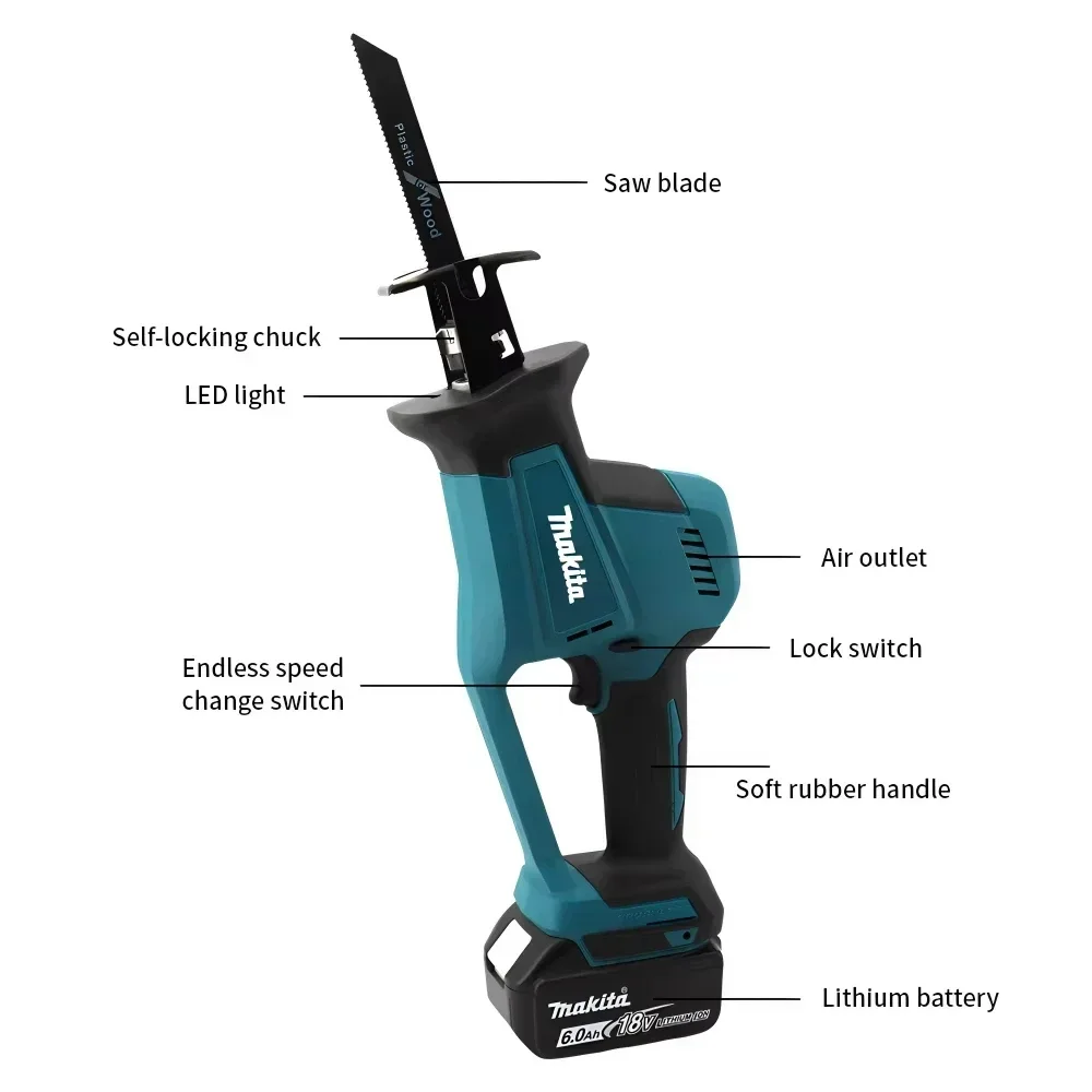 Makita DJR189 18V Cordless Ele - Power Tools For Woodworking 리뷰 및 가격