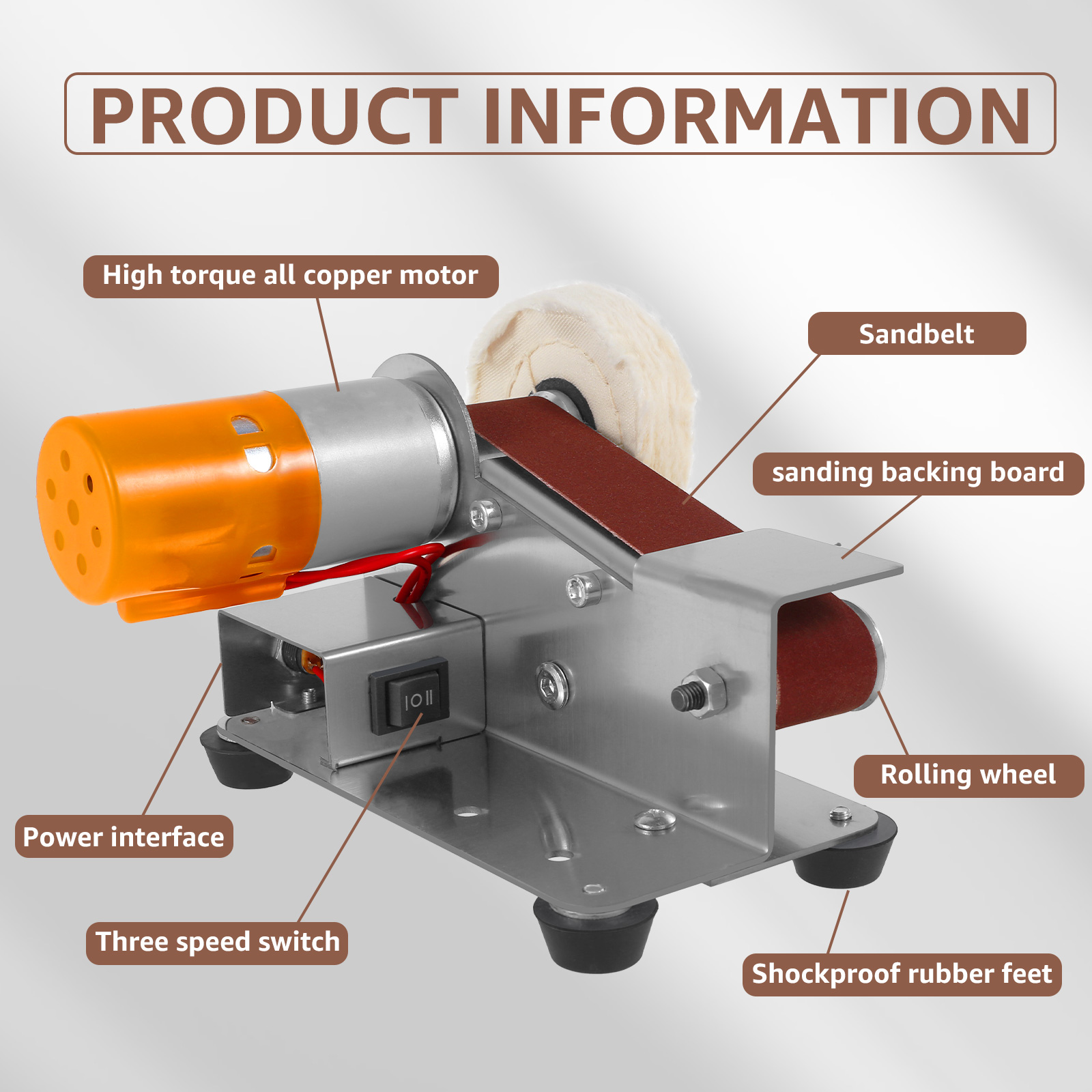 Mini Belt Grinding Machine Too - Belt Sander Portable 리뷰 및 가격